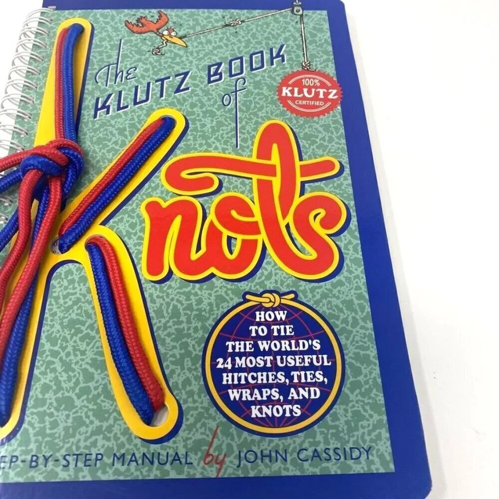 The Klutz Book of Knots By John Cassidy Instructional Manual Fun Creative